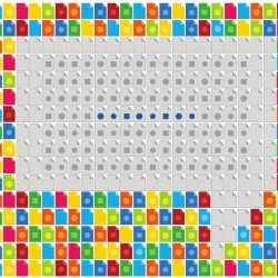 illustrated matrix of data elements