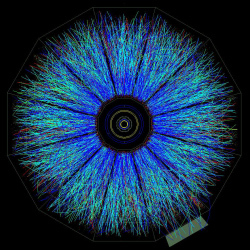 gold ion collision captured by STAR detector