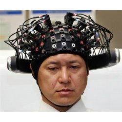 Honda Motor employee wearing headgear