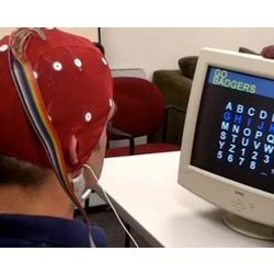 Adam Wilson using the brain-computer interface