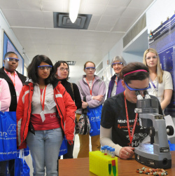 students at the Science Careers in Search of Women conference