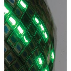 stretchable displays on a curved surface