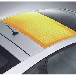 photovoltaic solar panel on the Toyota Prius