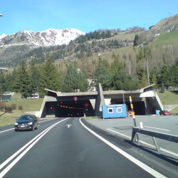 Gotthard Tunnel in Switzerland