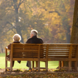 elderly couple