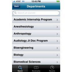 iPhone app shows UCSD course information