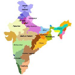 map of India