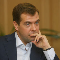 Russian President Dmitry Medvedev