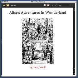 front page of Alice's Adventures in Wonderland