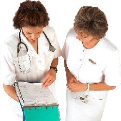 nurses with charts