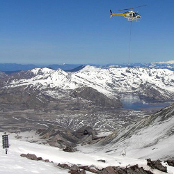 Spiderbot on Mt. St. Helens 