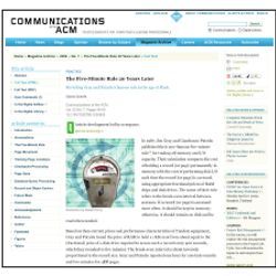 Communications Web Site 