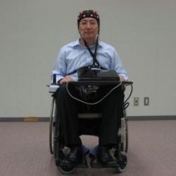 thought-controlled wheelchair prototype