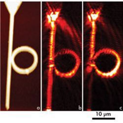 plasmonic waveguide-ring resonator