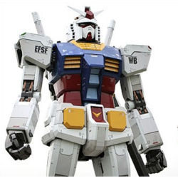 giant Gundam robot