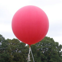 red weather balloon