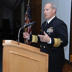 U.S. Naval Academy Superintendent Vice Adm. Jeffrey Fowler