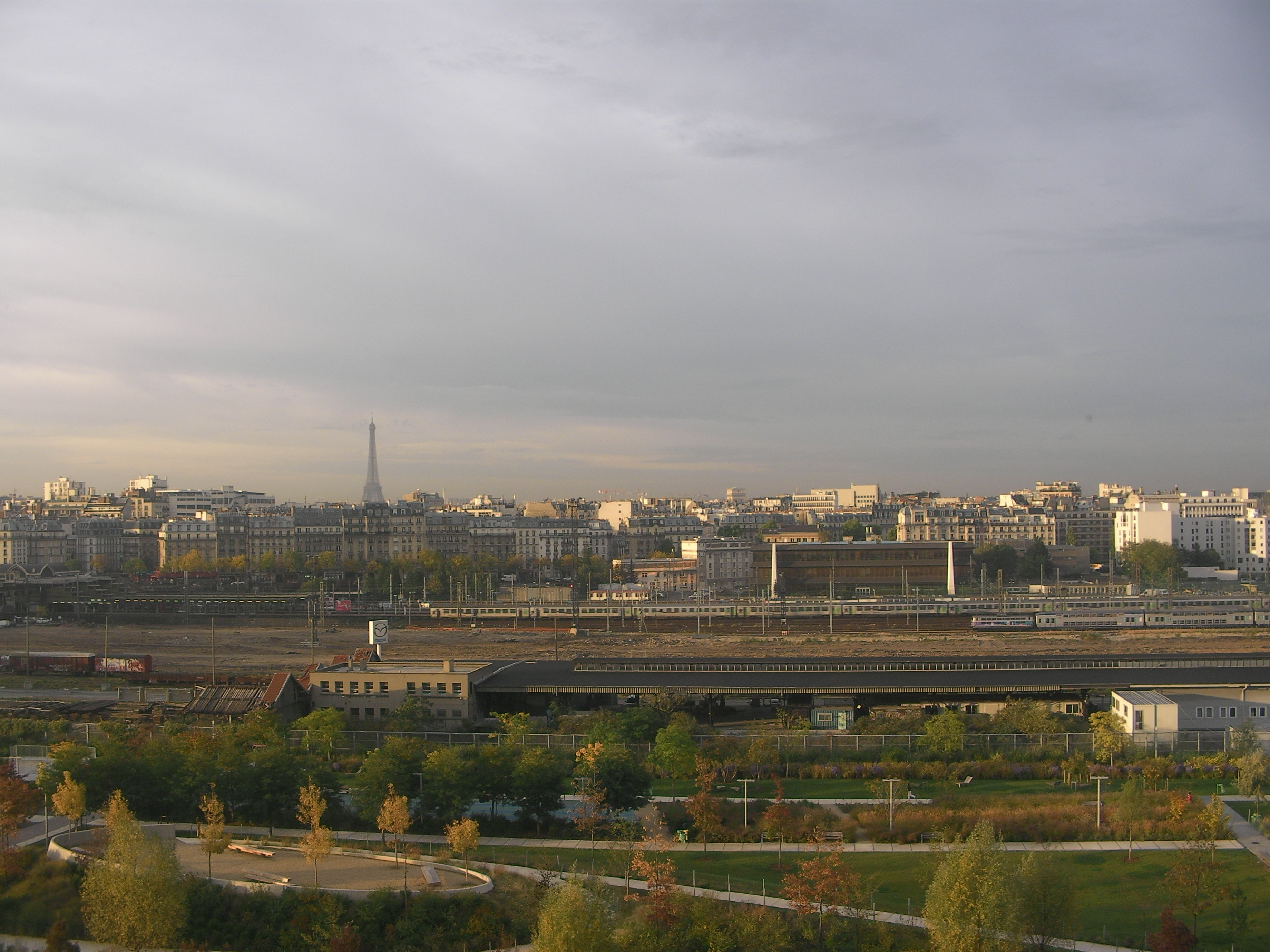 Eiffel Tower seen from the ECSS 2009 conference: day