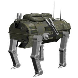 DARPA LS3 concept 4-legged robot 