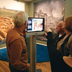 electronic guide at the Royal Palace of Venaria