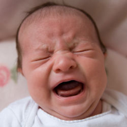 crying newborn