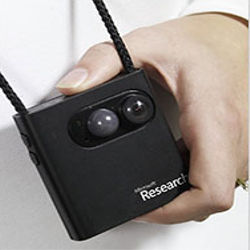 The Sensecam measures movement and takes digital pictures. 