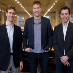 At AppNexus, from left, Michael Rubenstein, president; Brian O'Kelley, chief executive; and Mike Nolet, technology chief. 