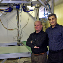 AEMK Systems General Manager Rick de Jong and founder Amir Khajepour