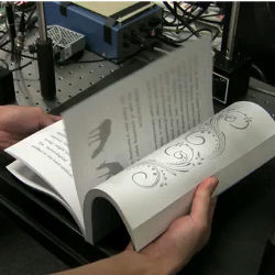 book flipping scanner