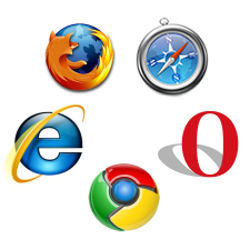 multibrowser logo circle