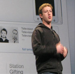 Mark Zuckerberg of Facebook 