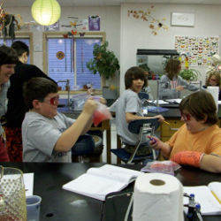 sixth-grade science lab