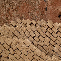 mud bricks