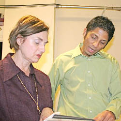 USC faculty Sharon Carnicke and Shri Narayanan