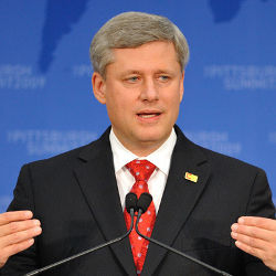 Canadian Prime Minister Stephen Harper