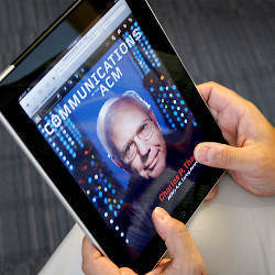 iPad displays Communication of the ACM 