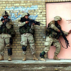 soldiers in Fallujah