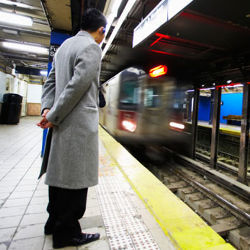 NYC subway platform