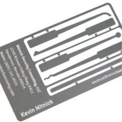 Mitnick business card