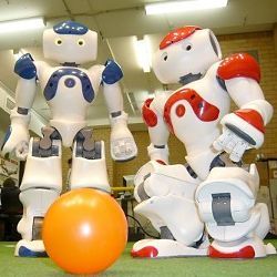 Soccer-playing robots