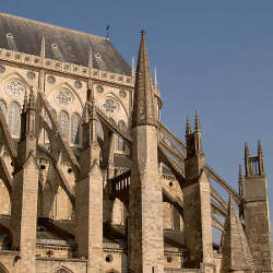 the Sainte-Chapelle in Riom, France