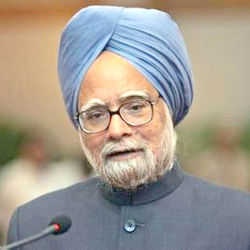 Prime Minister Manmohan Singh of India