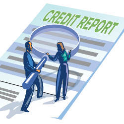 credit report illustration