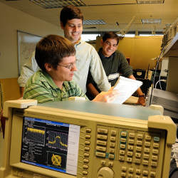 VaTech's William Headley, Claudio da Silva, and Gautham Chavali 