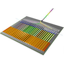 silicon optical transmitter, concept image