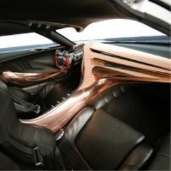 3D-printed car interior