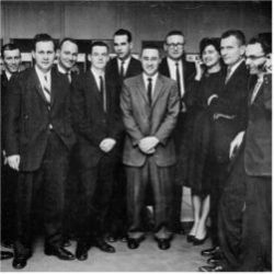 IBM computer team, astronauts 