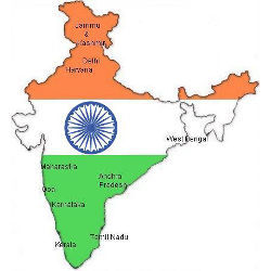 map of India