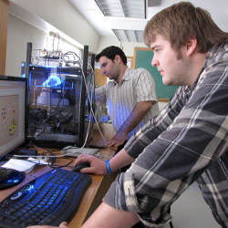 South Dakota State University's Mahdi Farrokh Baroughi and Ben Goemann