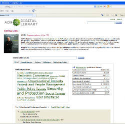 CACM page, ACM Digital Library